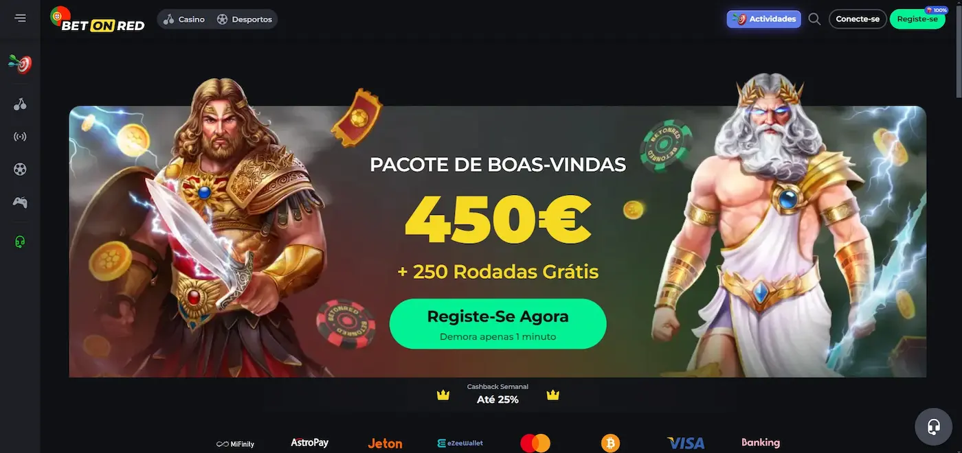 Site oficial da BetOnRed